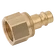 1/4' BSP FEMALE VALVED PLUG