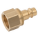 1/4' BSP FEMALE VALVED PLUG