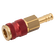 1/4 OD HOSETAIL COUPLING BROWN SLEEVE