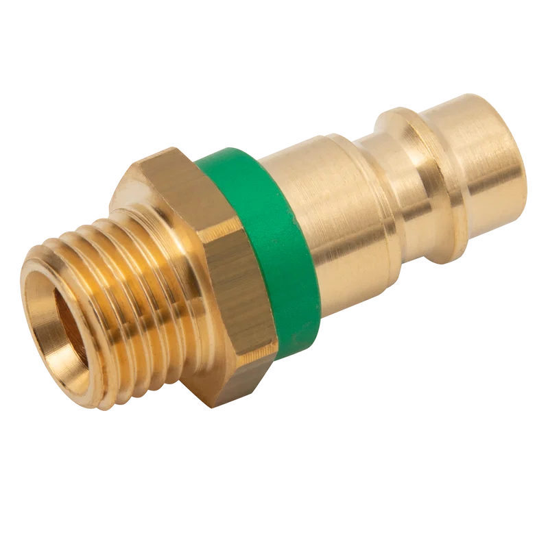 BSPP MALE PLUG  BRASS KEYED