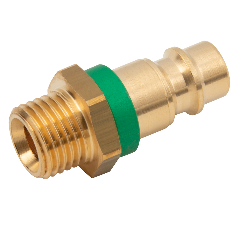 BSPP MALE PLUG  BRASS KEYED