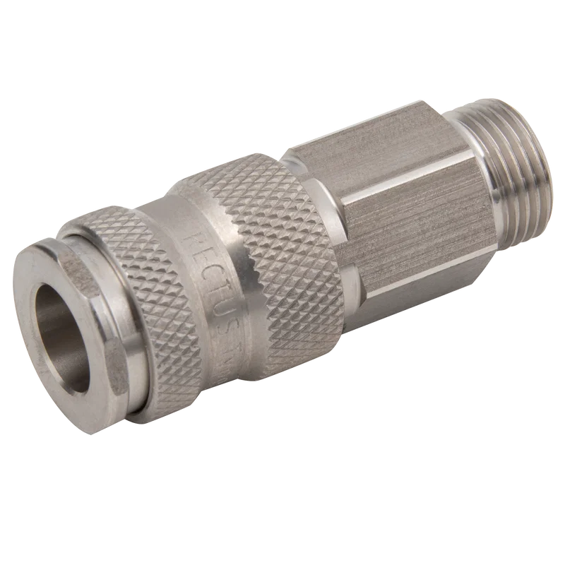 BSPP MALE COUPLING ST/ST 303 VITON