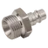1/4 BSPP MALE PLUG  ST/ST 303 UNPLATED