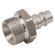 1/4 BSPP MALE PLUG  ST/ST 303 UNPLATED