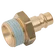 1/8 BSPP MALE PLUG  BRASS UNPLATED