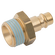 1/8 BSPP MALE PLUG  BRASS UNPLATED
