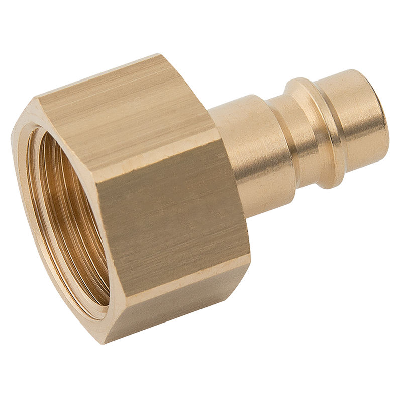 BSPP FEM PLUG BRASS UNPLATED