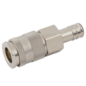 HOSETAIL  COUPLING BRASS NICKEL