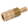 10MM HOSETAIL  COUPLING D.S. BRASS