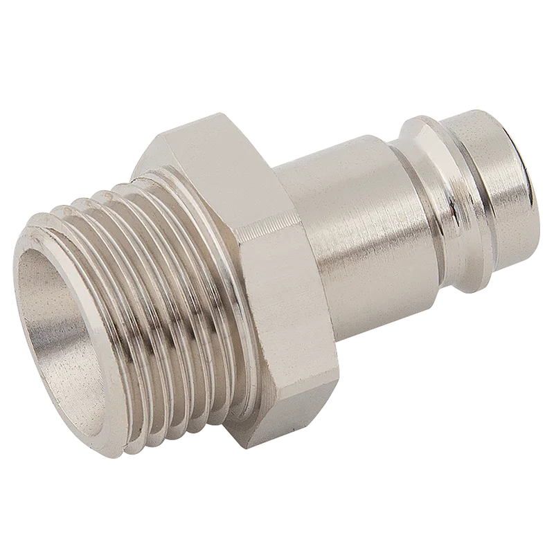 BSPP MALE   PLUG UNVALVED
