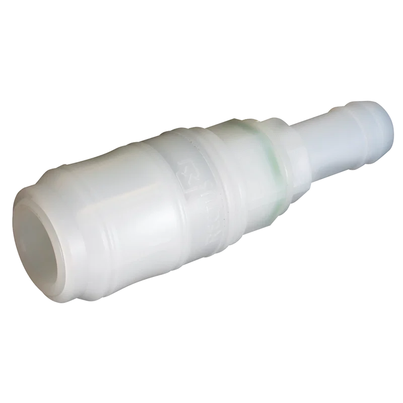 1/2 HOSE TAIL PVDF PLUG