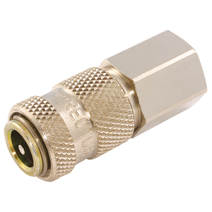 BSPP FEM  COUPLING BRASS NICKEL