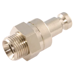 BSP MALE VALVED PLUG