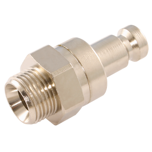 BSP MALE VALVED PLUG
