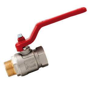 BSP M/F BALL VALVE BRASS F/FLOW