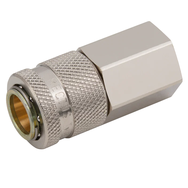 BSPP FEM  H.DUTY COUPLER SCHRADER