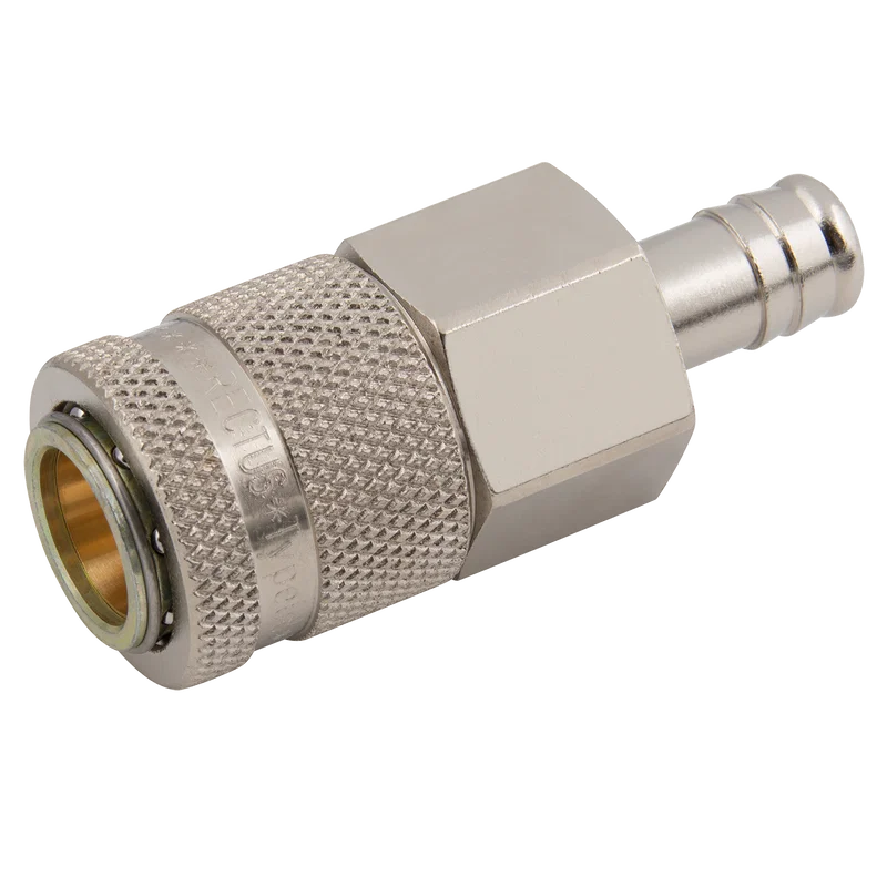 HOSE TAIL H.DUTY COUPLER SCHRADER
