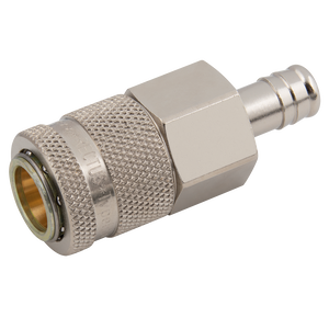 HOSE TAIL H.DUTY COUPLER SCHRADER