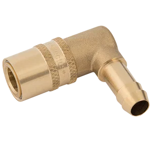 3/8'HT COUPLING VITON 90o BARB
