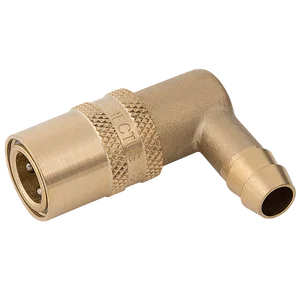 1/2'HT COUPLING VITON 90o BARB