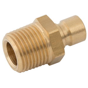 1/2 BSPT MALE VALVED PLUG-POA