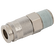 1/4 BSPT MALE COUPLING BRASS NICKEL