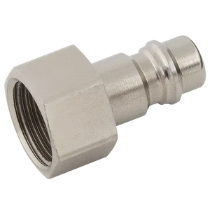 BSPP FEM  PLUG BRASS NICKEL PLATED