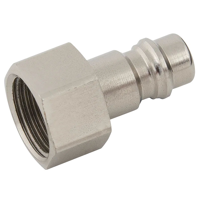 BSPP FEM  PLUG BRASS NICKEL PLATED