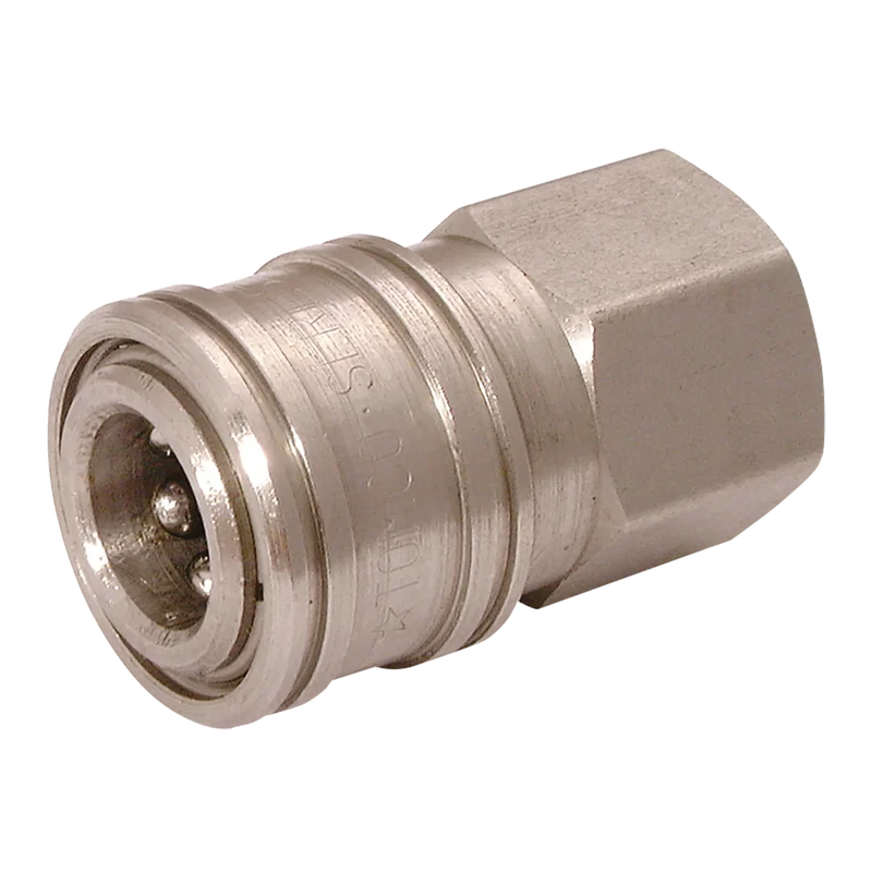 1/4 NPTF FEMALE COUPLING ST.ST