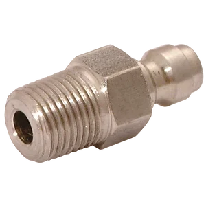 1/4 NPTF MALE PLUG ST.STEEL