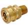 1/8 NPTF COUPLING BRASS MALE