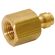 1/8 NPTF PLUG BRASS FEMALE