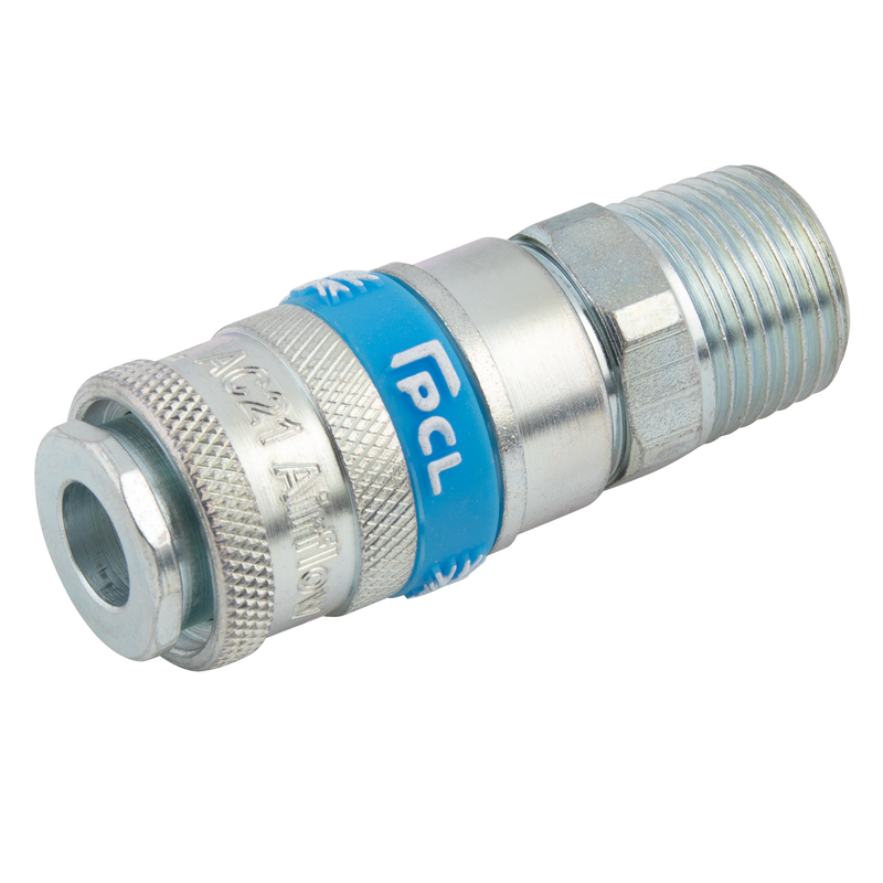 BSPT MALE COUPLER PCL STD SERIES