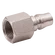 1/4 BSPP FEMALE PCL KF PLUG