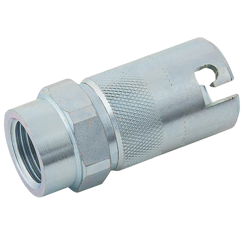 1/2 STEEL ZINC PLATED F/MALE COUPLING