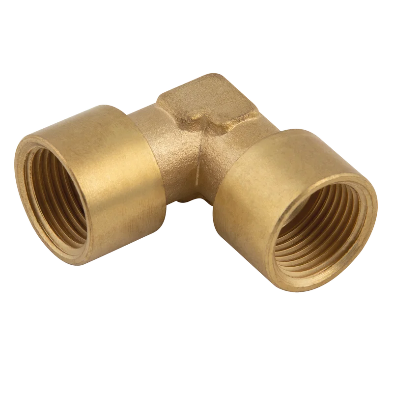 NPT FEMALE FEMALE BRASS 90? ELBOW