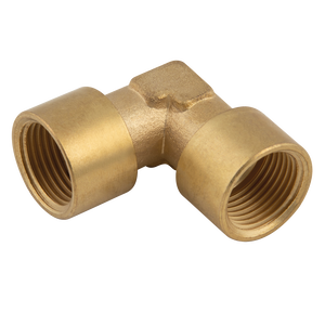 NPT FEMALE FEMALE BRASS 90? ELBOW