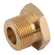 BSPT 1/2 HOLLOW BRASS MALE PLUG