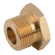 BSPT 1/2 HOLLOW BRASS MALE PLUG