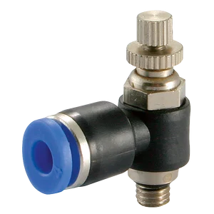 06MM OD X M6 METRIC MAN FLOW ELBOW