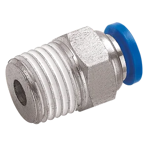 OD X 10-32UNF MALE STUD PUSHIN HEX