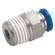 5/16 OD X 1/8 NPT MALE STUD PUSHIN HEX
