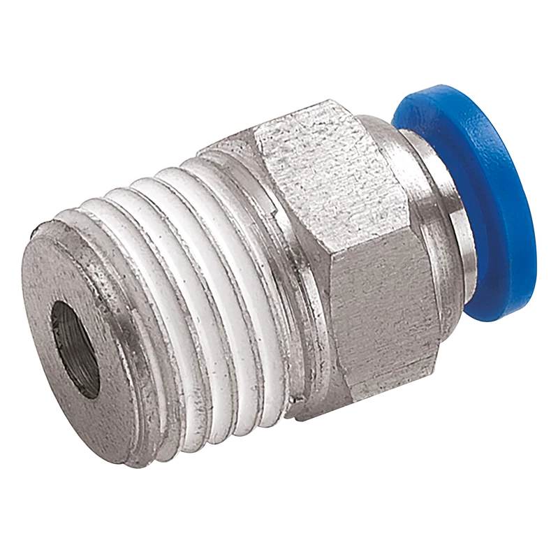 OD X NPT MALE STUD PUSHIN HEX
