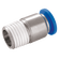 MALE ROUND STRAIGHT STUD 8MM X 1/4