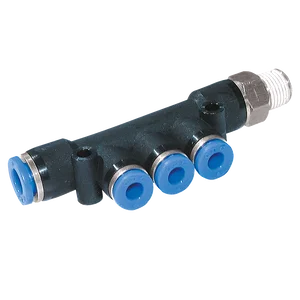 8MM IN OUT X 3 X 1/4 NPT MALE