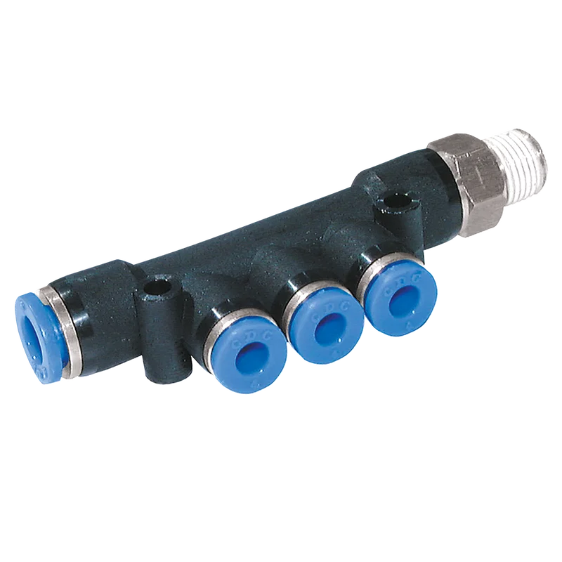 8MM IN OUT X 3 X 1/4 NPT MALE