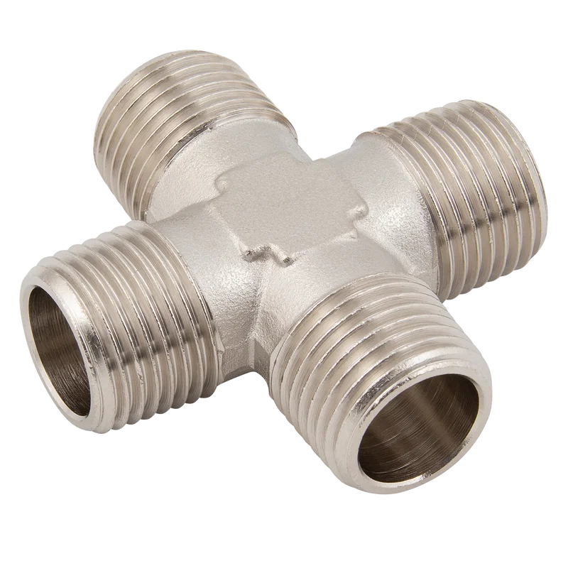 BSP BRASS CROSS PLATED M/M/M/M