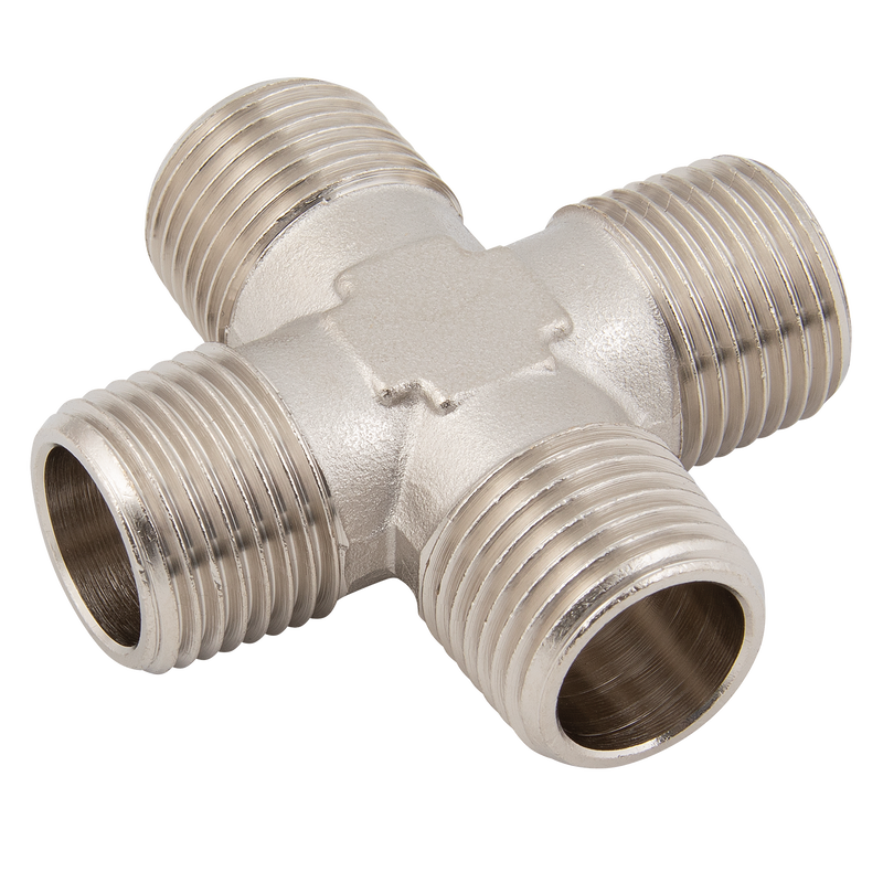 BSP BRASS CROSS PLATED M/M/M/M