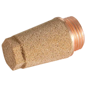 BSPP MALE SILENCER BRASS