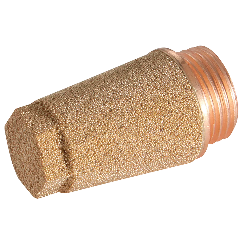 BSPP MALE SILENCER BRASS
